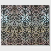 Halleesham eleganter großer Damast 15 ft Geschenkpapier (Flach)