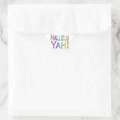 Hallelu Yah! (Regenbogen) Stern-Aufkleber (Tasche)