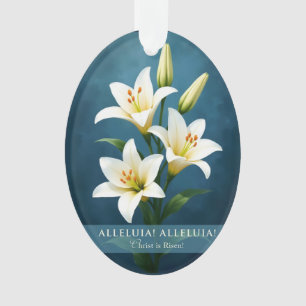 Halleluja Christus ist auferstanden Osterglaubensg Ornament