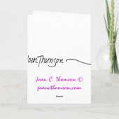 Halleluja-Gruß-Karte Feiertagskarte (Rückseite)