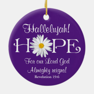 Halleluja! Herr Gott regiert! Keramik-Ornament Keramik Ornament