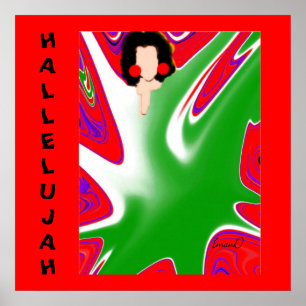 Halleluja!  Leinwand-Druck Poster