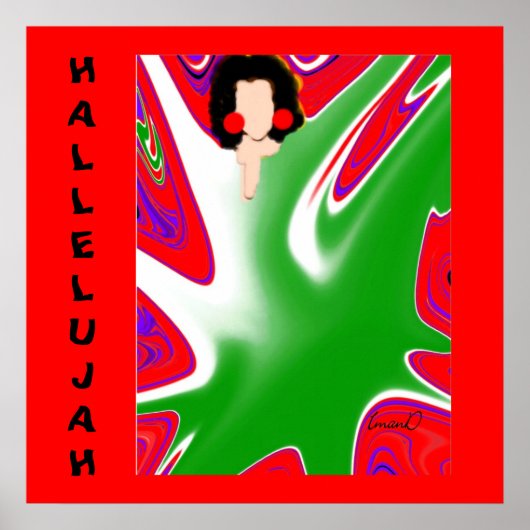 Halleluja! leinwand druck poster (Vorne)