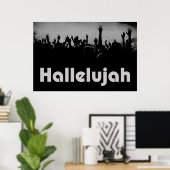 Hallelujah 36 x 24 Poster (Heimbüro)
