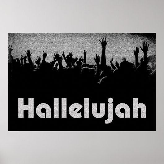 Hallelujah 36 x 24 Poster (Vorne)
