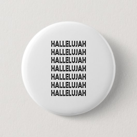 Hallelujah Button (Vorderseite)