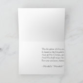 Hallelujah Chorus Karte (Innenseite)