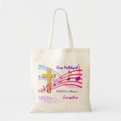 HALLELUJAH CHRIST IS RISEN Custom Christian Easter Tragetasche (Vorne)