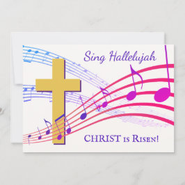 HALLELUJAH CHRIST IST RISEN Oaster Feiertagskarte