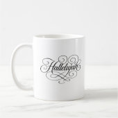 Hallelujah Monogram Kaffeetasse (Links)