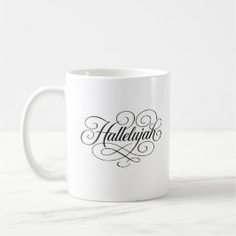 Hallelujah Monogram Kaffeetasse