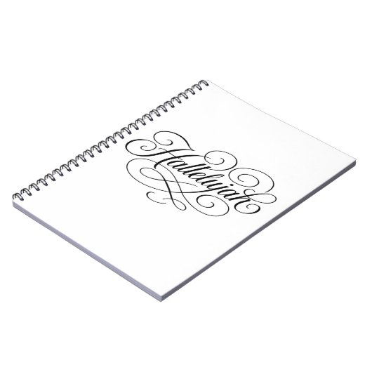 Hallelujah Monogram Notizblock (Linke Seite)