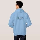 Hallelujah Monogramm Hoodie (Schwarz voll)