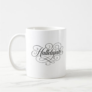 Hallelujah Monogramm Kaffeetasse