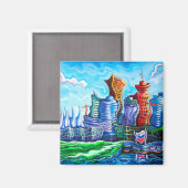 Hallelujah Point Vancouver Magnet (Vorderseite/Rückseite)