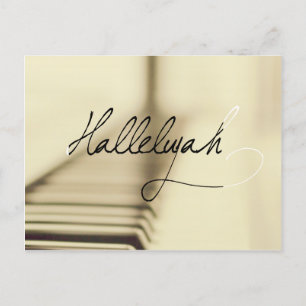 Hallelujah Postkarte
