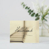 Hallelujah Postkarte (Stehend Vorderseite)