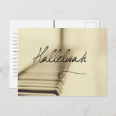 Hallelujah Postkarte (Vorne/Hinten)