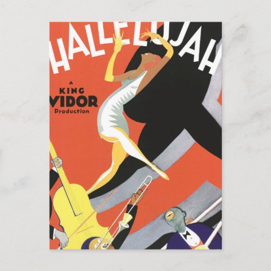 Hallelujah Postkarte (Vorderseite)