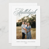 Hallelujah Religious Christmas Feiertagskarte (Vorne/Hinten)