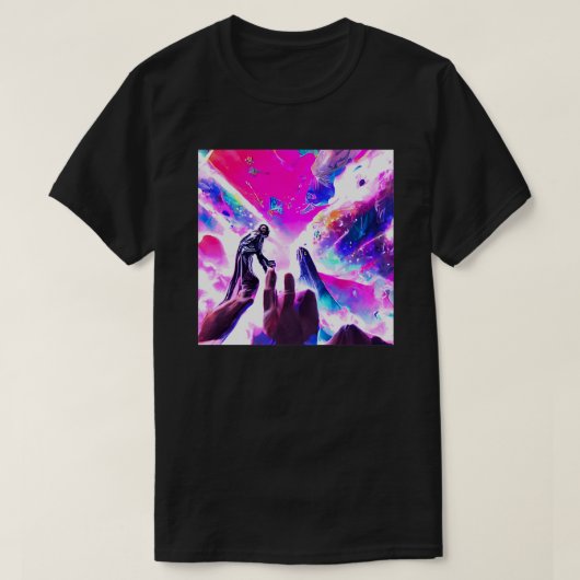 Hallelujah Surreal Fantasy Painting T-Shirt (Design vorne)