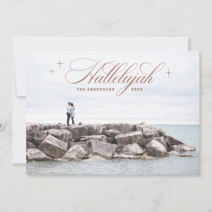 Hallelujah Weihnachten   Elegantes Christliches Fo