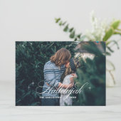 Hallelujah Weihnachten | Elegantes religiöses Foto (Stehend Vorderseite)