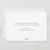 Hallelujah Weihnachten | Elegantes religiöses Foto (Rückseite)