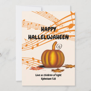 HALLELUJAHEEN   Christlich   Halloween Feiertagskarte