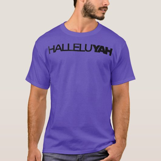 HalleluYah Halleluja Hebrew Roots T-Shirt (Vorderseite)