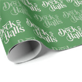 Hallen grün geschenkpapier (Rolleneckpunkt)
