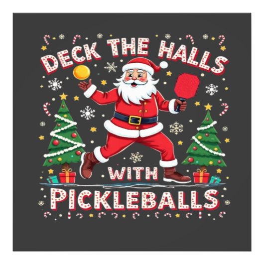 Hallen mit Pickleballs überprüfen Fotodruck (Vorne)
