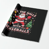 Hallen mit Pickleballs überprüfen Geschenkpapier (Ungerollt)