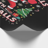 Hallen mit Pickleballs überprüfen Geschenkpapier (Ecke)
