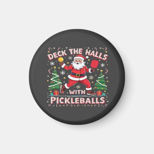 Hallen mit Pickleballs überprüfen Magnet (Vorne)