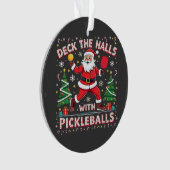 Hallen mit Pickleballs überprüfen Ornament (Vorderseite)