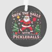 Hallen mit Pickleballs überprüfen Ornament (Rückseite)