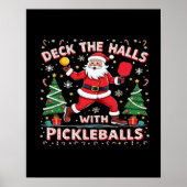 Hallen mit Pickleballs überprüfen Poster (Vorne)