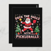 Hallen mit Pickleballs überprüfen Postkarte (Vorne/Hinten)