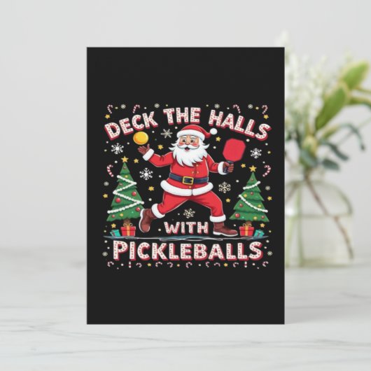 Hallen mit Pickleballs überprüfen Save The Date (Stehend Vorderseite)