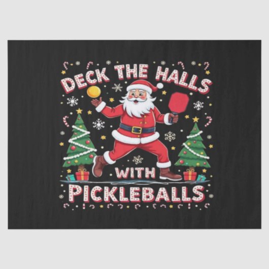 Hallen mit Pickleballs überprüfen Seidenpapier (Vorderseite)