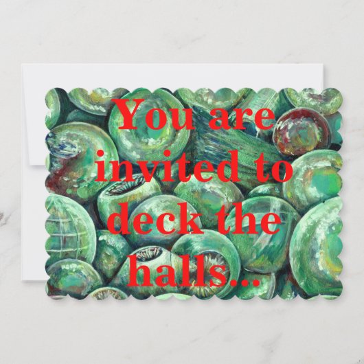 Hallen überprüfen einladung (Vorderseite)