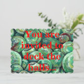 Hallen überprüfen einladung (Stehend Vorderseite)