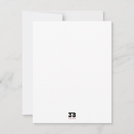 Hallen überprüfen mitteilungskarte (Rückseite)