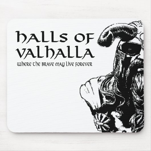 Hallen von Walhall Mousepad (Vorne)