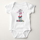 Hallenschule Baby Strampler (Vorderseite)