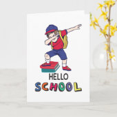 Hallenschule Karte (Gelbe Blume)