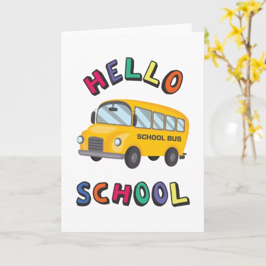 Hallenschule Karte (Gelbe Blume)