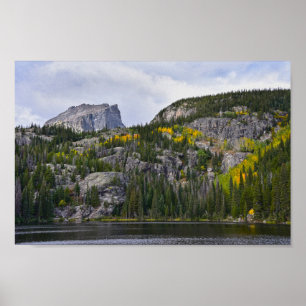 Hallett Peak, Rocky Mountain National Park, CO Poster
