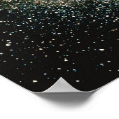 Halleys Comet in der Milchstraße Poster (Ecke)